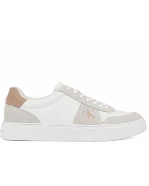 Calvin Klein Baseline Ledersneaker - Weiß