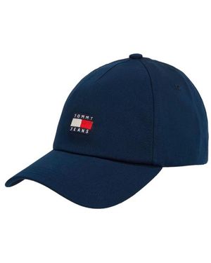 Tommy Hilfiger Cappellino Da Baseball Con Logo Heritage - Blu