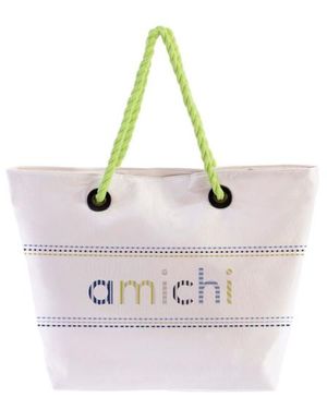 AMICCI Alma Strandtasche Aus Kunststoffbeschichtetem Canvas - Pink