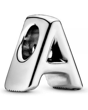 PANDORA Sterlingsilber-Charm Buchstabe A 797455 - Schwarz