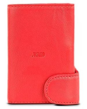 Jaslen Portafogli Di Pelle - Rosso