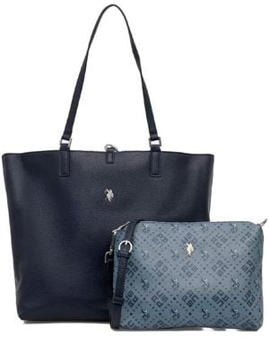 U.S. POLO ASSN. S. Polo Assn. Borsa Per La Spesa Malibu Beum08706Wvp212 - Blu