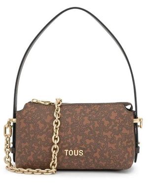Tous Borsa Kaos Mini Lines - Marrone