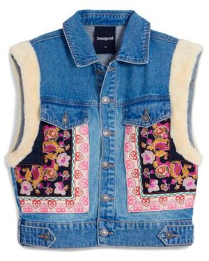 Desigual Strickjacken Und Pullover - Blau