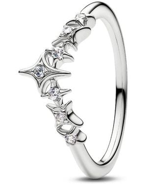 PANDORA Anello A Forma Di Tiara Stellata 134946C01 - Metallizzato