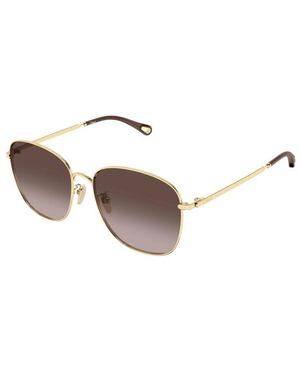 Chloé Occhiali Da Sole Ch0407Sk - Marrone