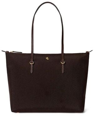 Ralph Lauren Keaton Mittlere Tasche - Schwarz