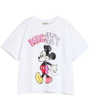 Desigual T-Shirts, Tops Und Polos - Weiß