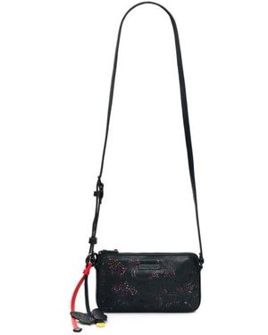 Desigual Piccola Borsa A Tracolla Con Ciondolo - Nero