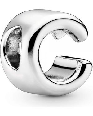 PANDORA Sterlingsilber-Charm Buchstabe C 797457 - Mettallic