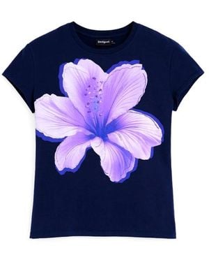 Desigual T-Shirts, Tops Und Polos - Blau