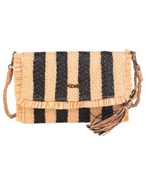 Kbas Geldbörse – Pompom-Umhängetasche - Braun