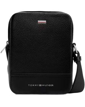 Tommy Hilfiger Mini Borsa Da Reporter - Nero