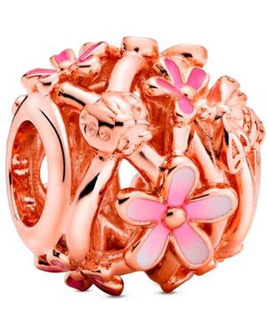 PANDORA Ciondolo Rosa Margherita Traforato 788772C01 - Arancione