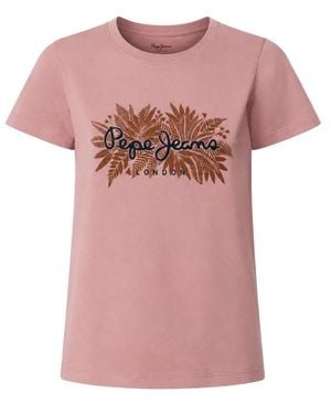 Pepe Jeans T-Shirts, Tops Und Polos - Pink