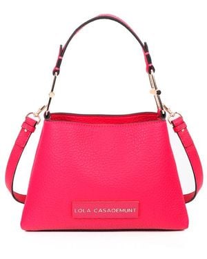 Lola Casademunt Schultertasche Mit Logo - Pink