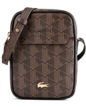 Lacoste Borsa A Tracolla Mono Shitake - Marrone