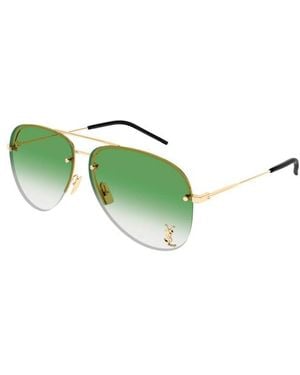 Saint Laurent Occhiali Da Sole Classic 11 - Verde