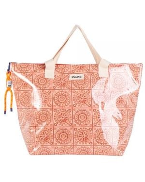 Kbas Strandtasche Aus Plast-Canvas - Pink