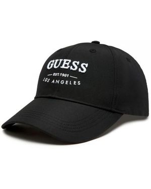 Guess Cappello Strave Con Logo 4G - Nero