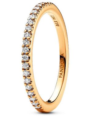 PANDORA Anello Con Fascia Brillante 162999C01 - Metallizzato