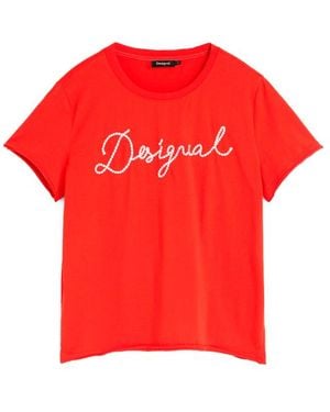 Desigual T-Shirts, Tops Und Polos - Rot
