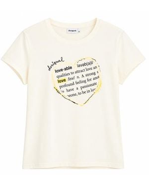 Desigual T-Shirts, Tops Und Polos - Weiß