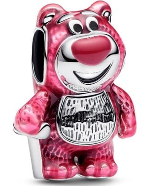 PANDORA Ciondolo Profumato Alla Fragola Dell'Orso Lotso, Cattivo Della Pixar (794740C01) - Rosa