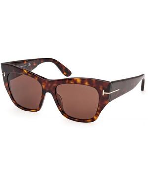 Tom Ford Occhiali Da Sole Margot Ft1417 - Marrone