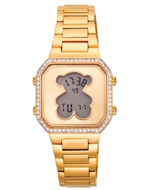 Tous Orologio Digitale D-Bear Mini Con Bracciale - Metallizzato