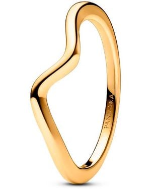 PANDORA Anello Wave Lucido 163095C00 - Metallizzato