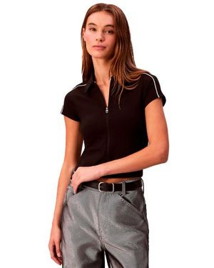 Calvin Klein T-Shirts, Tops Und Polos - Schwarz