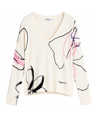 Desigual Strickjacken Und Pullover - Natur