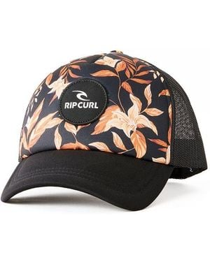 Rip Curl Cappello La Isla Con Griglia - Nero