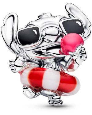 PANDORA Ciondolo "Divertimento Estivo Con Stitch" 794642C01 - Rosso