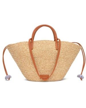 Tous Borsa Grande Naturale Per Le Vacanze Estive - Marrone