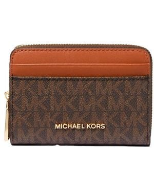Michael Kors Portafoglio Jet Set - Marrone