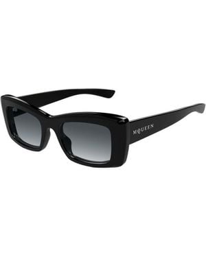 McQueen Occhiali Da Sole Am0526S - Nero