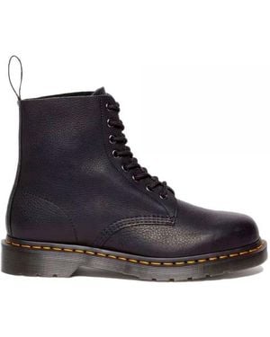Dr. Martens Ambassador Lederstiefel 1460 Pascal - Blau
