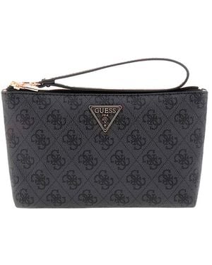 Guess Beauty Case Laurel Con Logo 4G - Grigio
