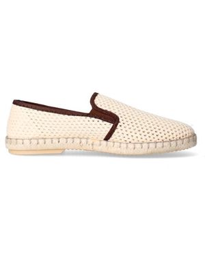Verbenas Espadrilles Tom Con Rete A Contrasto - Neutro