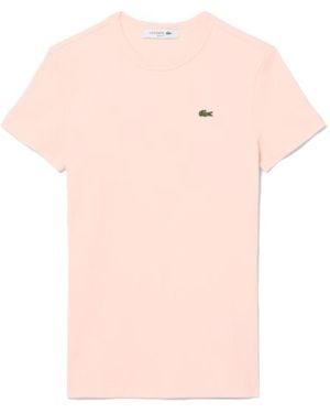Lacoste T-Shirt, Top E Polo - Rosa
