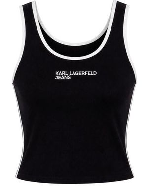 KARL LAGERFELD T-Shirts, Tops Und Polos - Schwarz