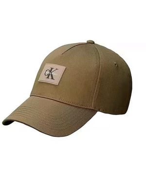 Calvin Klein Cappello Monologo Con Patch - Verde