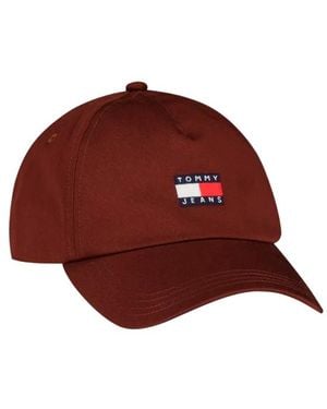 Tommy Hilfiger Cappellino Da Baseball Con Logo Heritage - Rosso