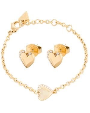 Guess Bracciale E Orecchini By Your Side Jubs06006Jwygs - Metallizzato