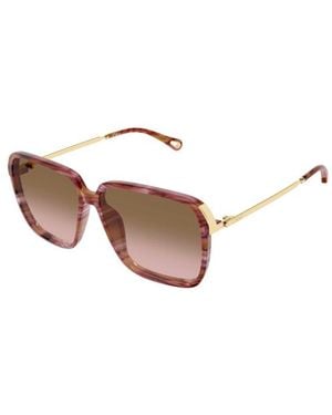 Chloé Occhiali Da Sole Ch0405S - Marrone