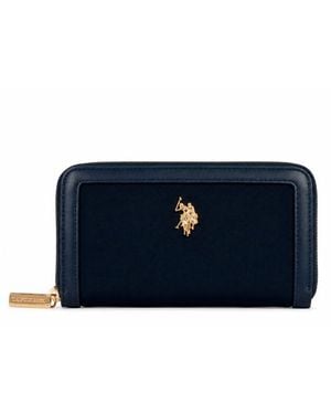 U.S. POLO ASSN. S. Polo Assn. Portafoglio Grande Houston Weuhu6384Wzc212 - Blu