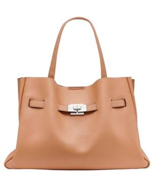 DKNY Bryar Lg Satchel Bag - Braun