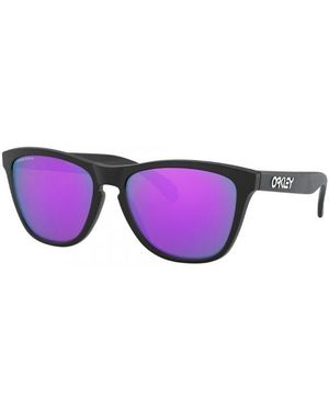 Oakley Occhiali Frogskins Neri/Prizm Viola